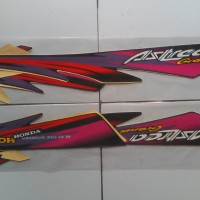 Stiker Striping Motor Honda Astrea Grand 1997 Merah