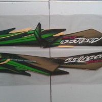 Stiker Striping Motor Honda Astrea Grand 1997 Hijau