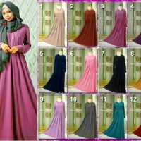 Jual JUAL BAJU GAMIS POLOS JERSEY-GAMIS UMBRELLA XL Murah