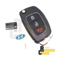 Jual Casing Kunci Lipat Flip Key Hyundai i10 Tuscon Santa Fe Murah