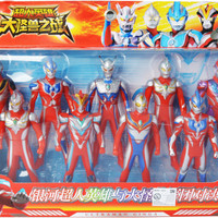 Figure Set Ultraman 9 Pcs - Mainan Ultraman Ginga