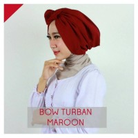 Jual Hijab Jilbab Kerudung Bow Turban Kode ZC40006 Bagus Termurah Murah