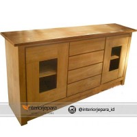 Rak Tv Jati Minimalis Panama, Buffet Kayu Jati, Interior Jepara