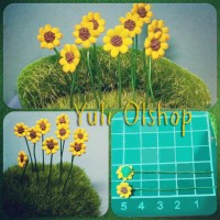 Jual Miniatur Sun Flower Dekorasi Mini Fairy Garden Bunga Matahari Murah