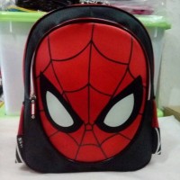 Jual Tas Ransel Sekolah Anak TK karakter Spiderman Murah