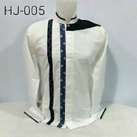 Baju koko panjang bahan katun versus HJ005