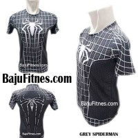 Jual Baju Kaos Marvel Superhero - Grey Spiderman Murah