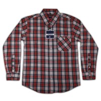 Jual KEMEJA FLANEL PRIA MODEL SLIMFIT MODERN MOTIF FLANNEL KOTAK-AXCEL BLUE Murah