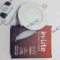 LAMPU DOWNLIGHT LED (LED PANEL) BULAT 6W KUNING INBOW/TANAM GARANSI