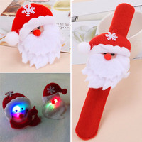 Jual (GREAT SALE) Gelang Christmas Lighting Red Santa Claus KB51810 Murah