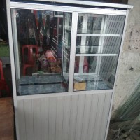 Etalase gerobak nasi