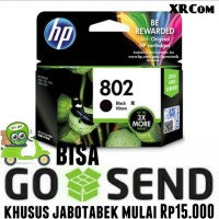 Tinta HP 802 Black XL utk Printer Deskjet 1000, 1010, 1050, 2000, 2050