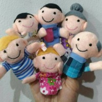 Jual Grosir Boneka Jari Tangan Keluarga Family Finger Puppet Mainan Edukasi Murah