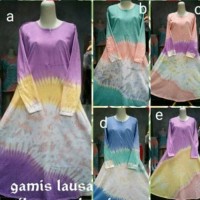 Jual Longdress | Gamis | Rok Kaos Combed Muslim Busui Payung Jumbo Murah