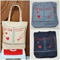 Jual Tote Bag Kanvas 9 Murah