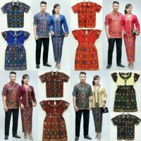 BAJU PASANGAN BATIK COUPLE SARIMBIT KELUARGA SERAGAM PESTA HIJAB MEWAH