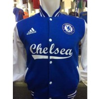 Jual TERMURAH Jaket Varsity Bola Chelsea Baseball The Blues Bukan Jersey Murah