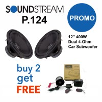 Promo Subwoofer Soundstream P.124 Beli 2 FREE ALARM STEELMATE E SERIES