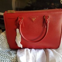 Sale Jual Rugi Tas Wanita Prada Original Saffiano New Red