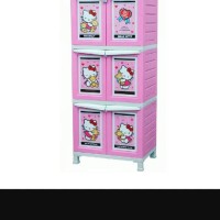 lemari plastik NAPOLLY hello kitty