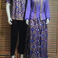 baju couple muslim/couple gamis BSG300 ungu