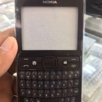 Casing Nokia Asha 205 Hitam Fullset Plus Tulang Original Cina