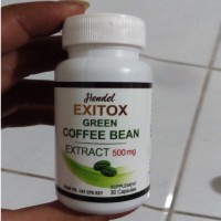 Jual Exitox Asli Hendel Green Coffee Bean Pelangsing Badan Alami Murah
