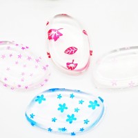 Jual Silisponge MOTIF Square make up / silicone sponge kotak bening Murah