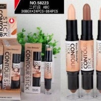 Jual KISS BEAUTY CONTOUR STICK 2IN1 - HIGHLIGHT / CONTOUR / CONCEALER STICK Murah