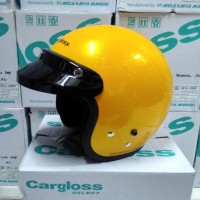 Helm Carglos Cargloss CF Retro Excotic Yellow Glossy Diskon