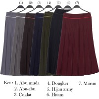 Jual Rok panjang plisket office skirt Rok bahan ccok kantor Murah