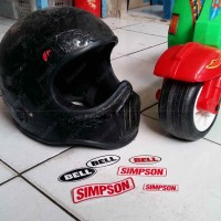 Helm Cakil Bogo Jadul Ori Daleman Tali List Baru Tinggal Cat Ulang -46