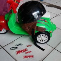 Helm Chip Cip Warkop DKI Bogo Jadul Ori Daleman Tali List Baru 352