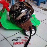Helm Chip Cip Warkop DKI Bogo Jadul Ori Daleman Tali List Baru 349