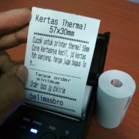 Kertas Thermal 57 x 30 untuk Printer 58 Struk Kasir