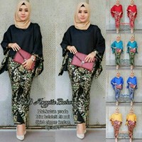 Jual BAJU BATIK KEBAYA WANITA MODERN TRENDY SERAGAM PESTA HIJAB BAJU MUSLIM Murah