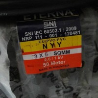 KABEL LISTRIK ETERNA NYY 3 X 6 3X6 METERAN