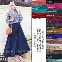 Jual R713 / rok plisket / rok prisket / maxi skirt / rok panjang Murah