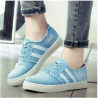 Sepatu Kets Jeans Wanita / Sepatu Kets Bahan Jeans CFS