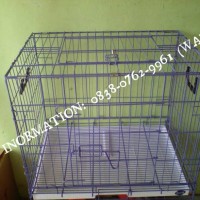 Jual KANDANG BESI LIPAT UNTUK KUCING, KELINCI, ANJING & HEWAN LAINNYA Murah