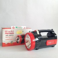 Lampu Senter + Lampu Meja (2 in 1) aoki Premium AK-6653 MURAH
