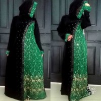 ABAYA SARI INDIA / GAMIS / JUBAH / PAKAIAN MUSLIM / JODHA / BAJU PESTA