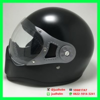 HELM CAKIL HBC PILOT VISOR HITAM DOF