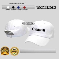 Topi Baseball Putih CAMERA KAMERA CANON Keren Warung Kaos