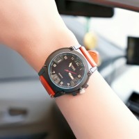 Jam Tangan Cream Daydate Fossil Cowok Keren murah Bagus Jaman Now