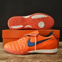 Produk Terlaris Sepatu Futsal Nike Tiempo Natural Orange Biru