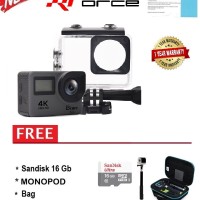 GoPro Paket Lengkap Bcare X3 16MP 4K SonySensor+MMC+Monopod+Tas Kamera