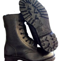 SEPATU PDL TNI KULIT JERUK