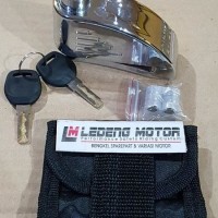 Gembok Alarm Buat Piringan Rem Cakram Depan Sepeda Motor Aman Kuat TDR