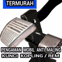 Pelengkap Alarm Anti Maling Kunci Gembok utk Kopling Rem Gas Mobil A